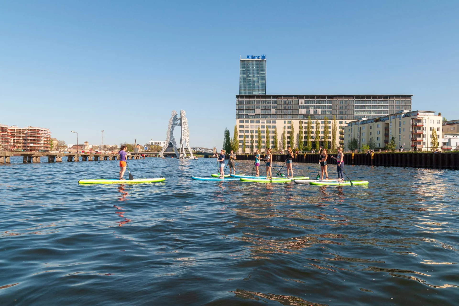 SUP beim Molecule Man in Berlin